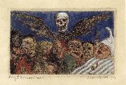 James Ensor The Deadly Sins Dominated by Death Spain oil painting artist